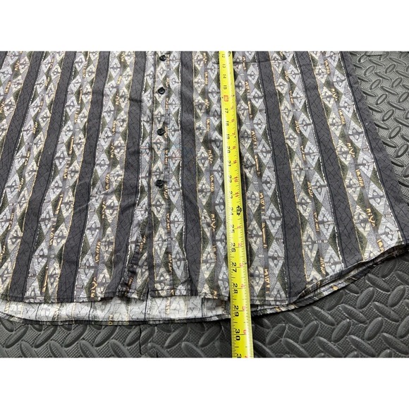 Triumph Motorcycles Shirt Adult Extra Large Gray Stripe Outdoor Casual Men's - Picture 12 of 14